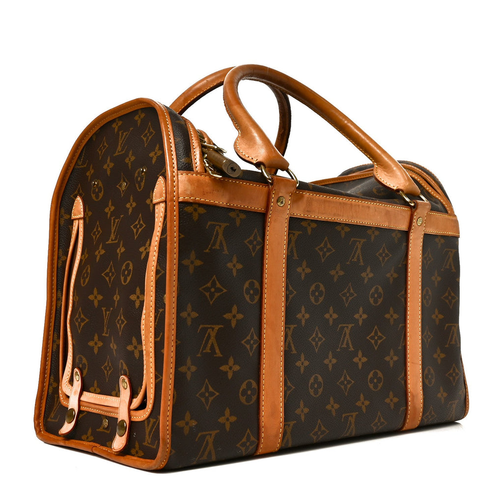 Louis Vuitton Monogram Sac Chien 40 Pet Carrier
