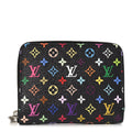 Louis Vuitton LV x TM Monogram Multicolor Zippy Coin Purse Black
