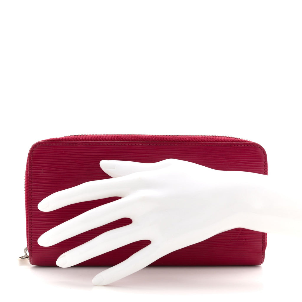Louis Vuitton Epi Zippy Wallet Fuchsia