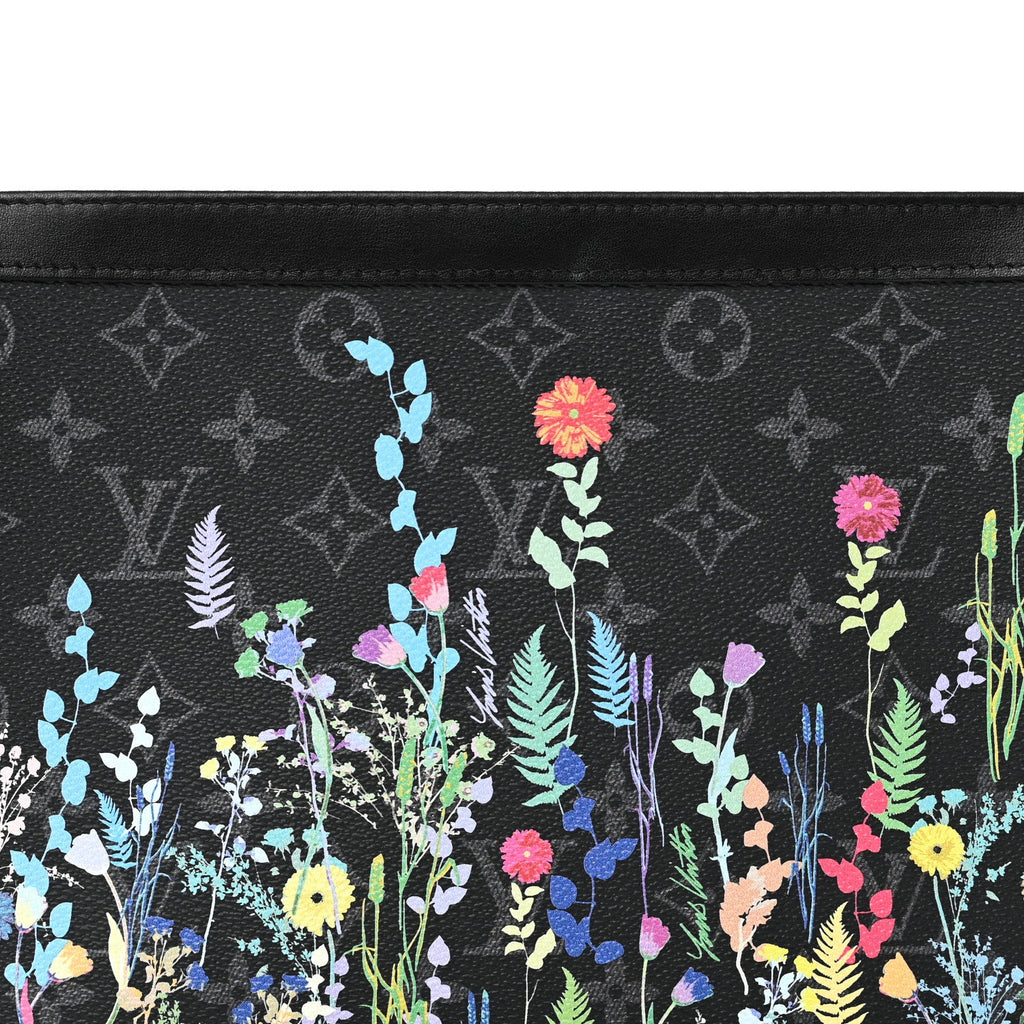 Louis Vuitton Monogram Eclipse Folia Pochette Voyage MM