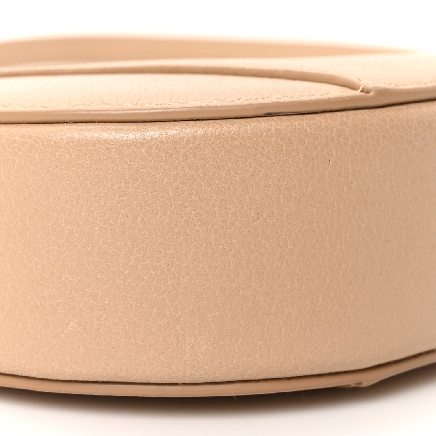 Christian Dior Goatskin Saddle Rodeo Pouch Biscuit