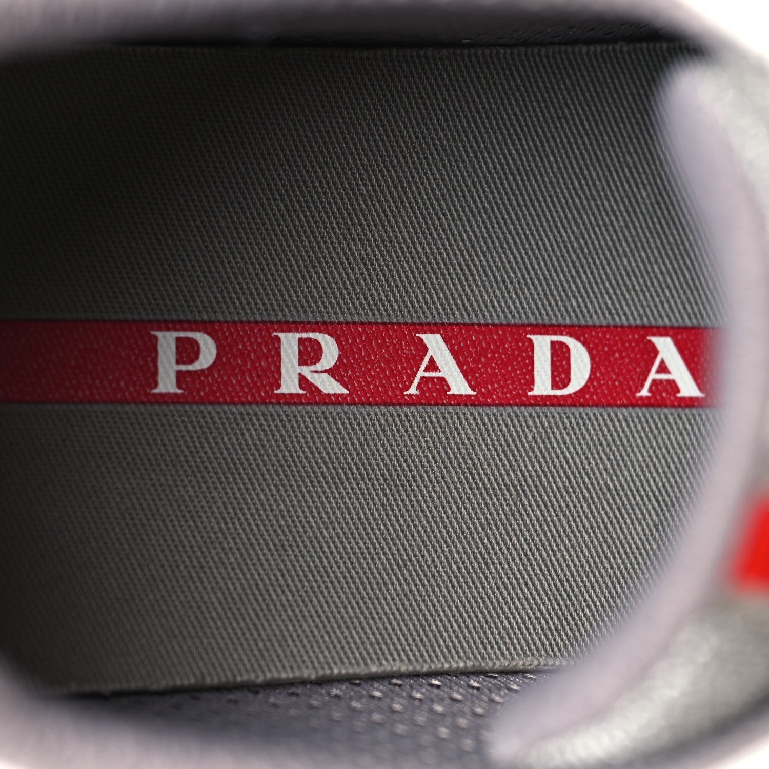Prada Soft Rubber Mesh Womens America's Cup Sneakers 35 White Argento