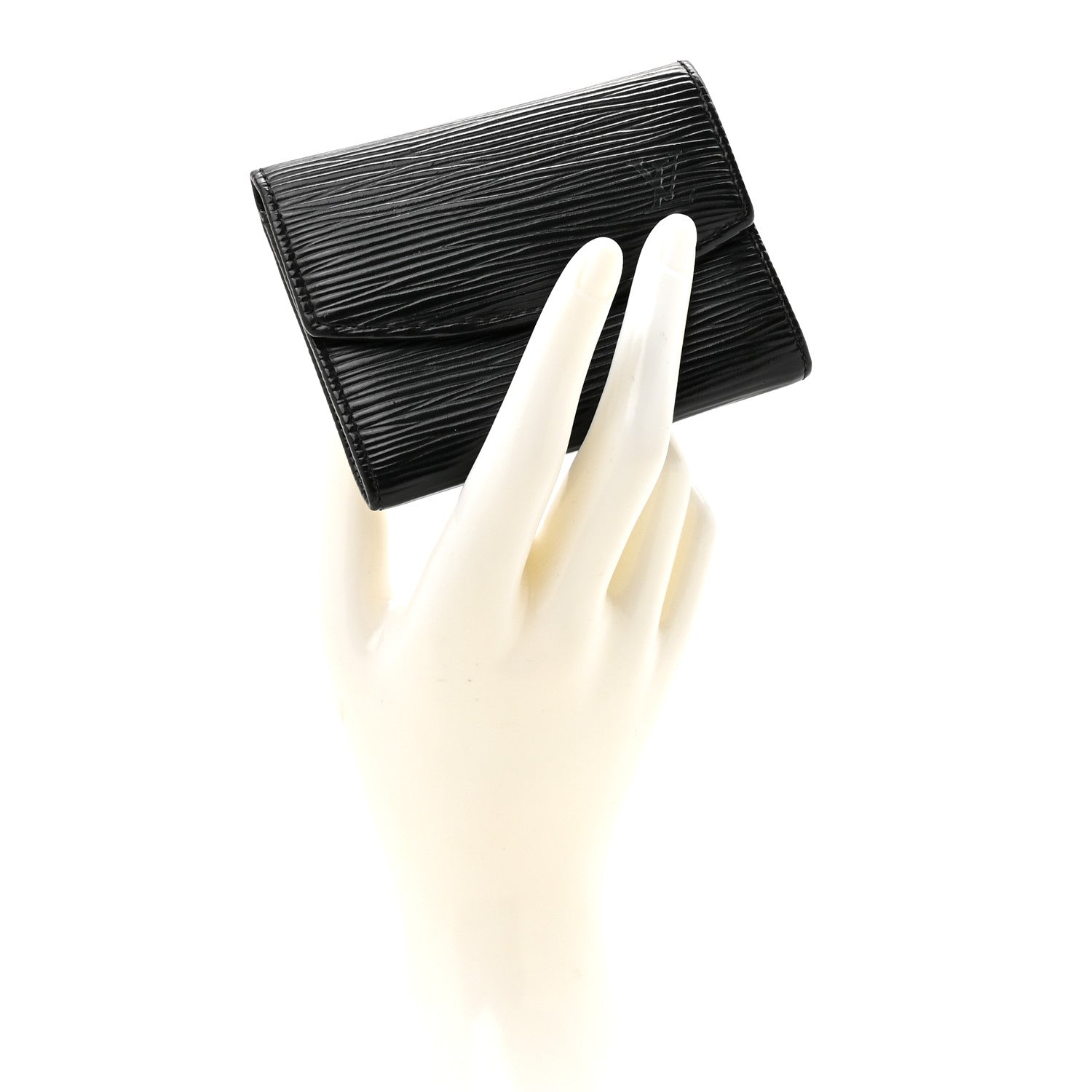 Louis Vuitton Epi Coin Purse Wallet Black