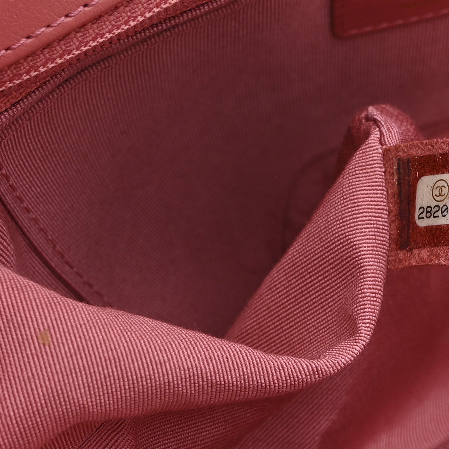 Chanel Calfskin Chevron Quilted Small Statement Flap Pink