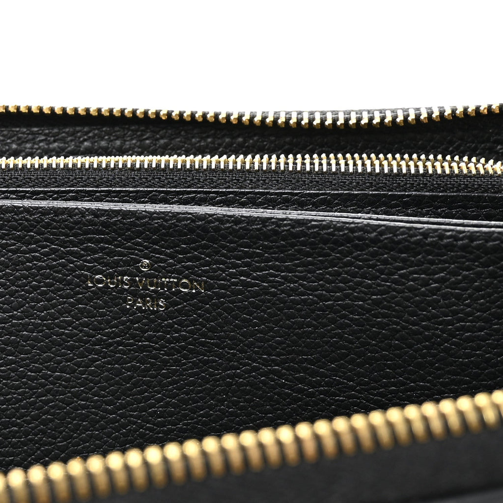 Louis Vuitton Empreinte Zippy Wallet Black