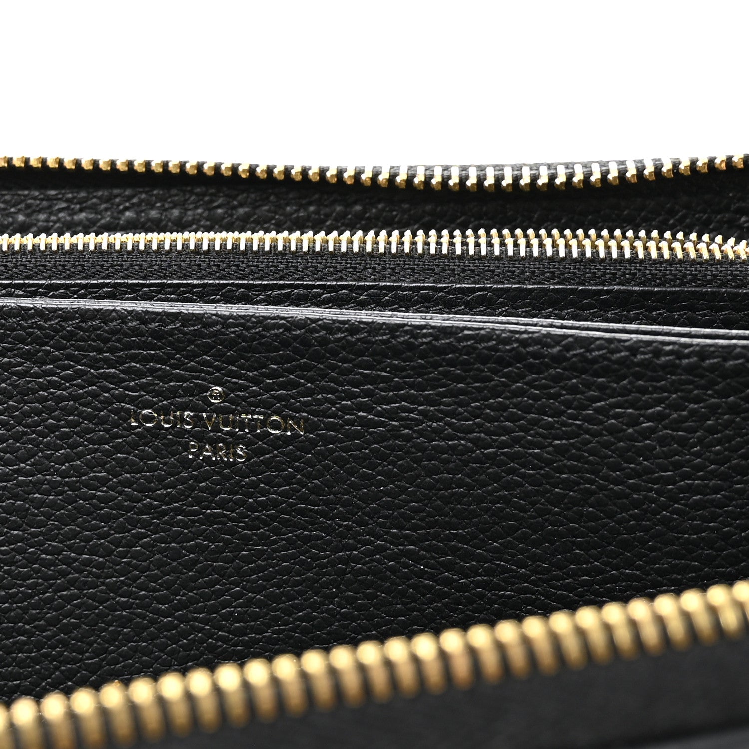 Louis Vuitton Empreinte Zippy Wallet Black