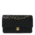 Chanel Caviar Quilted Medium Double Flap Black