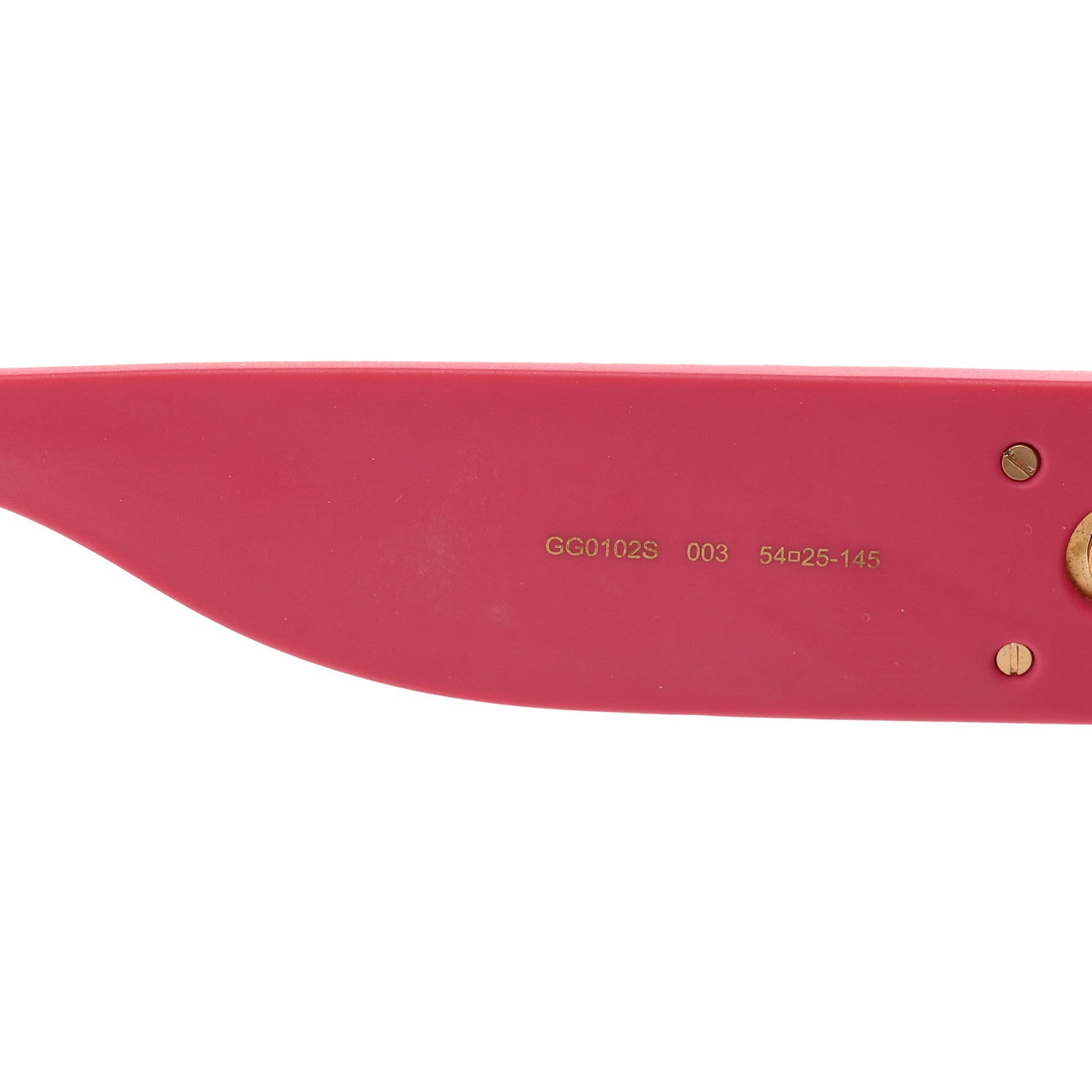 Gucci Square Frame GG0102S Sunglasses Glitter Pink Multi