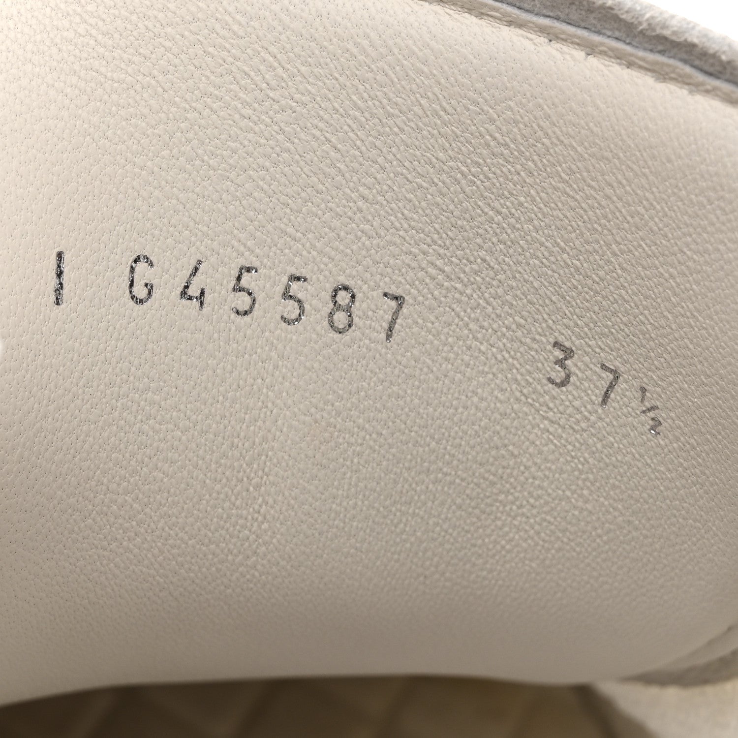 Nylon Suede Kidskin Calfskin Logo Sneakers 37.5 White Black