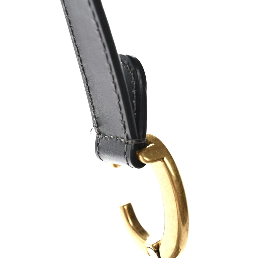 Christian Dior Oblique Saddle Bag Blue