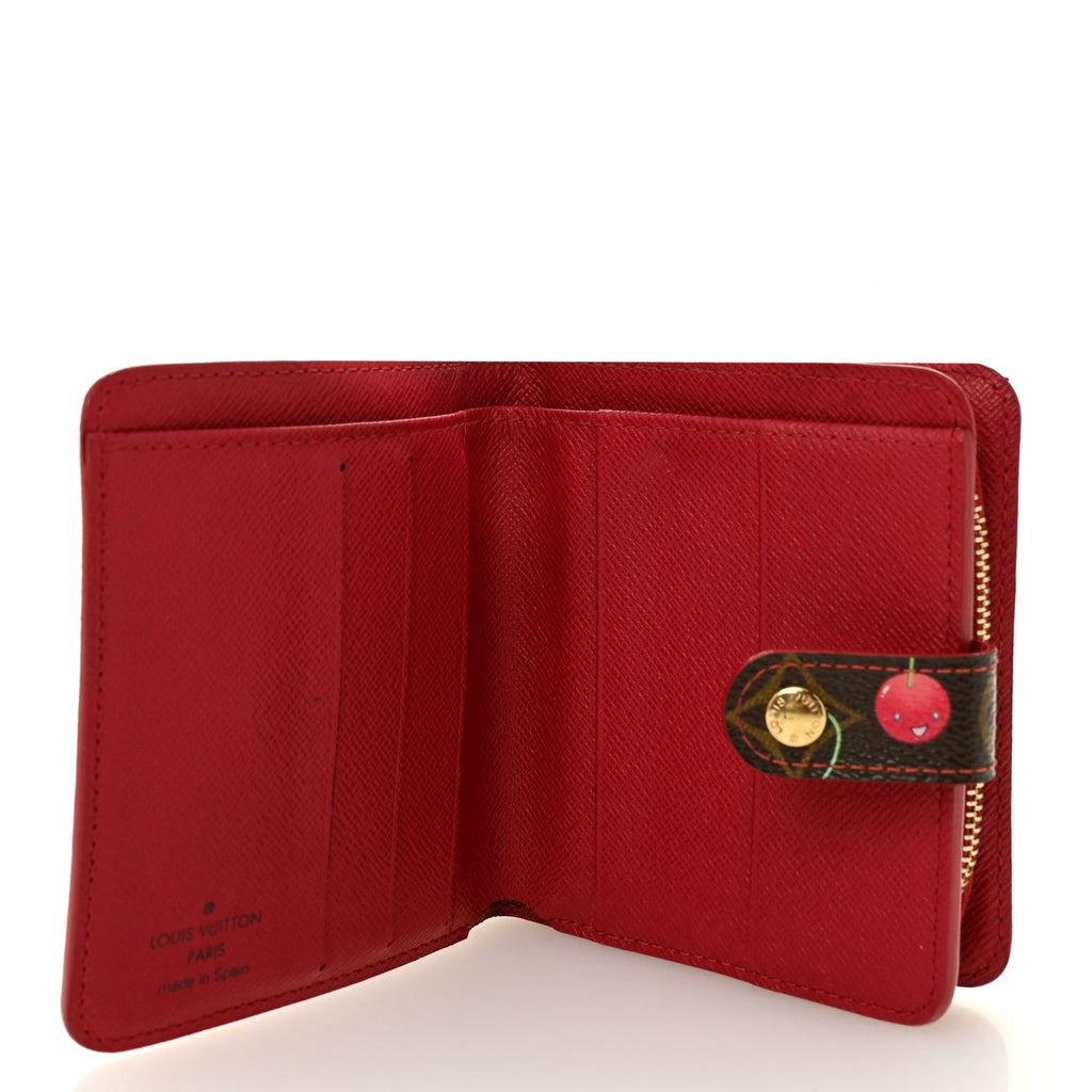 Louis Vuitton Monogram Cerises Compact Zipped Wallet