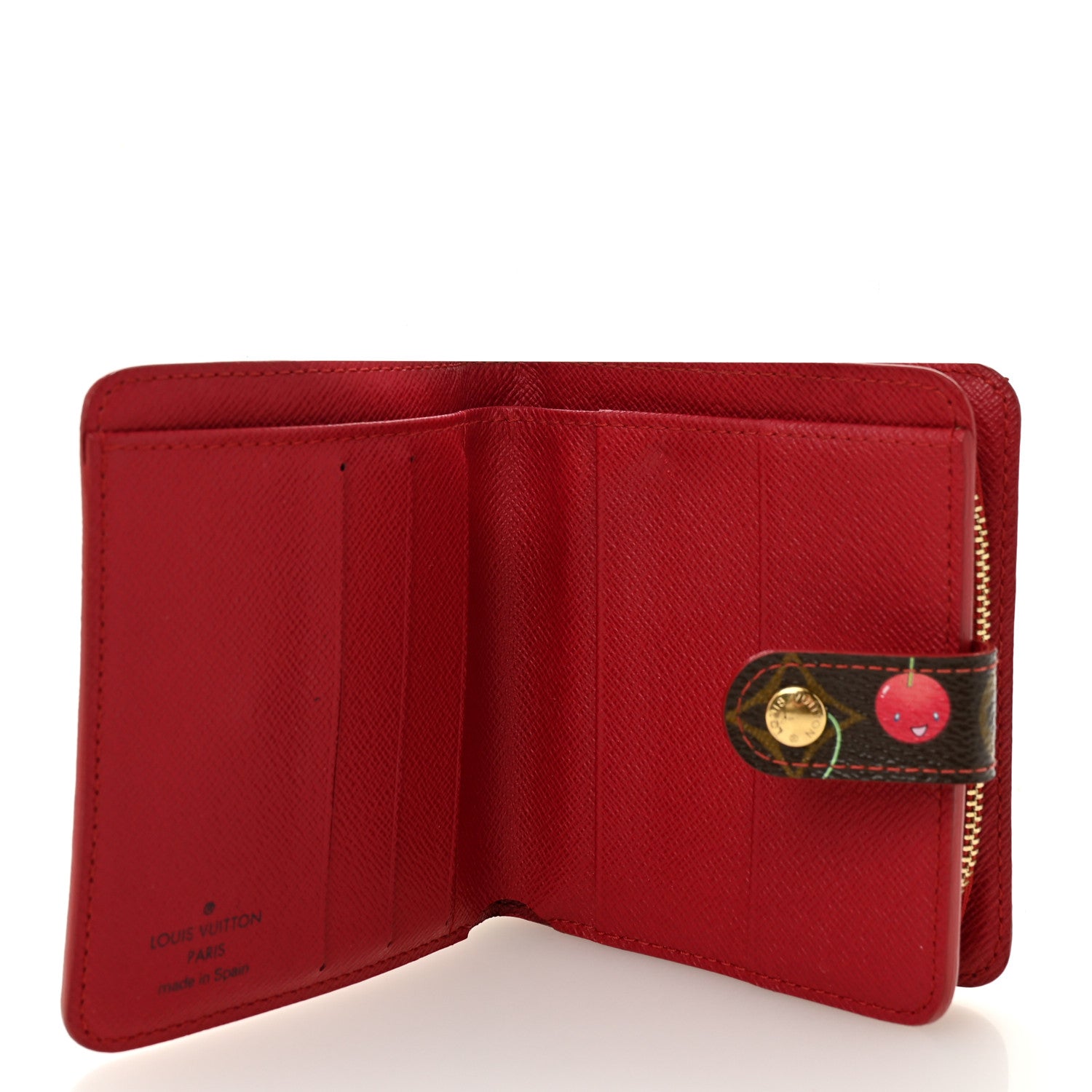 Louis Vuitton Monogram Cerises Compact Zipped Wallet