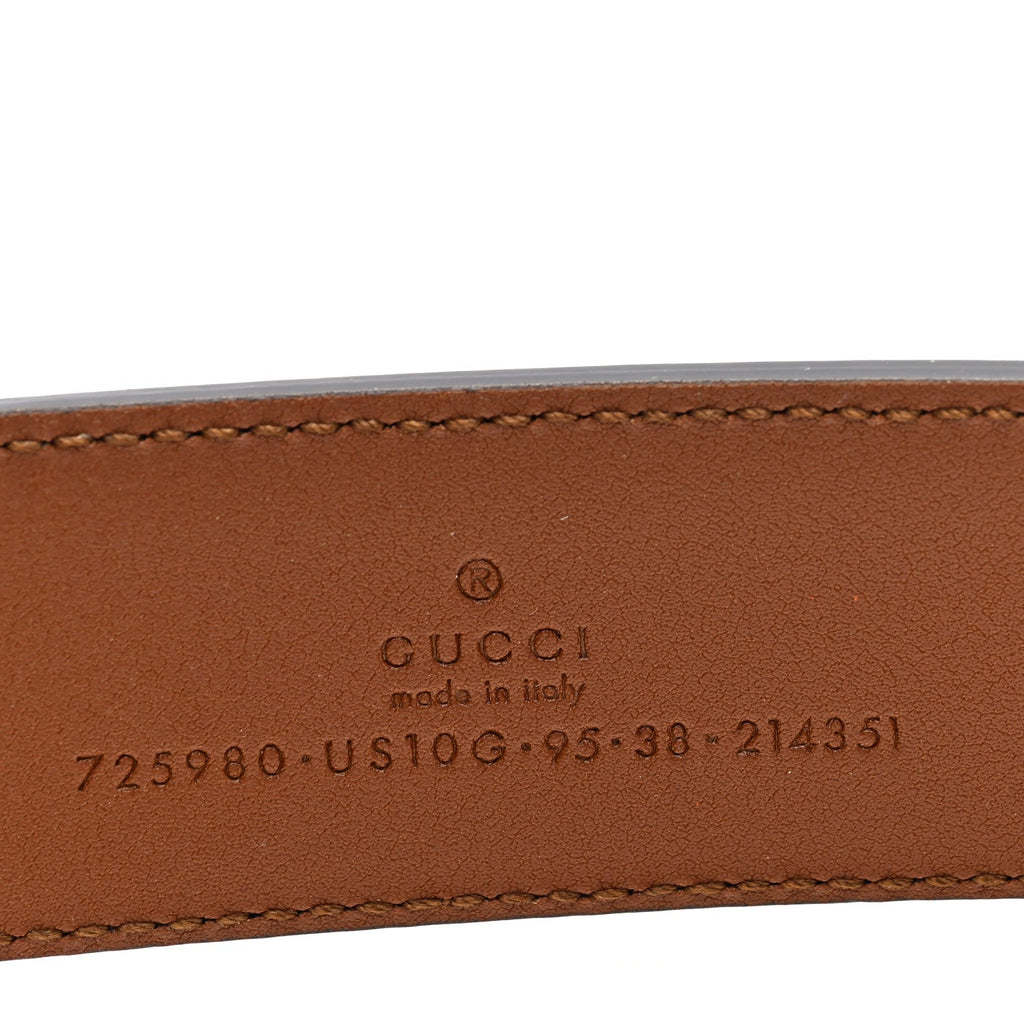 Gucci Ciny Calfskin Lux Torchon 35mm Belt 95 38 Cuir