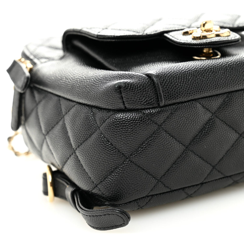 Chanel Caviar Quilted Small CC Day Backpack Black