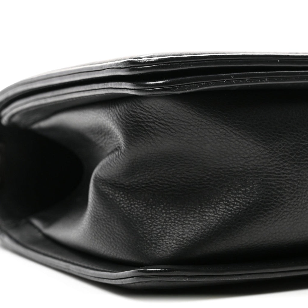 Chanel Calfskin Quilted Medium Boy Flap Black