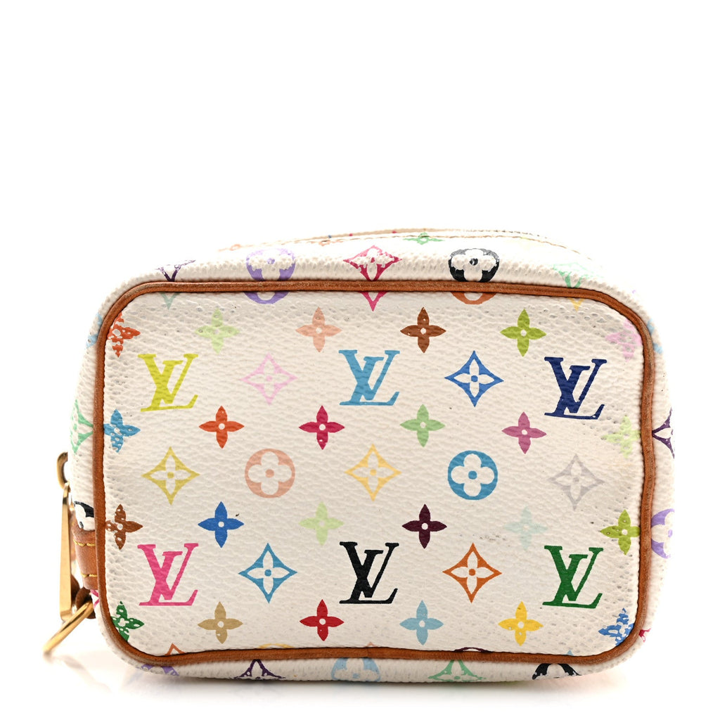 Louis Vuitton Monogram Multicolor Trousse Wapity White