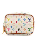 Louis Vuitton Monogram Multicolor Trousse Wapity White