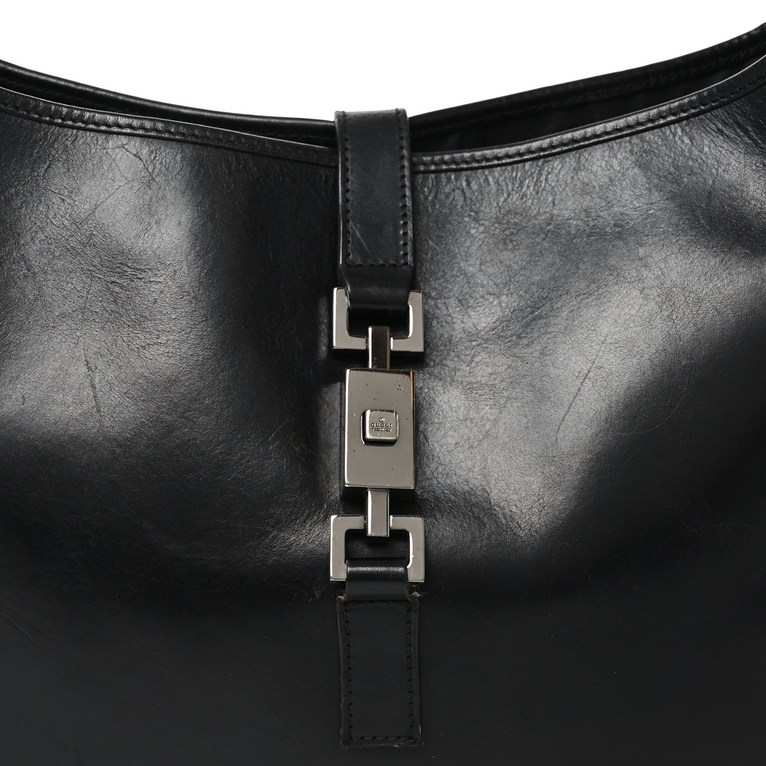 Gucci Calfskin Jackie O Hobo Black