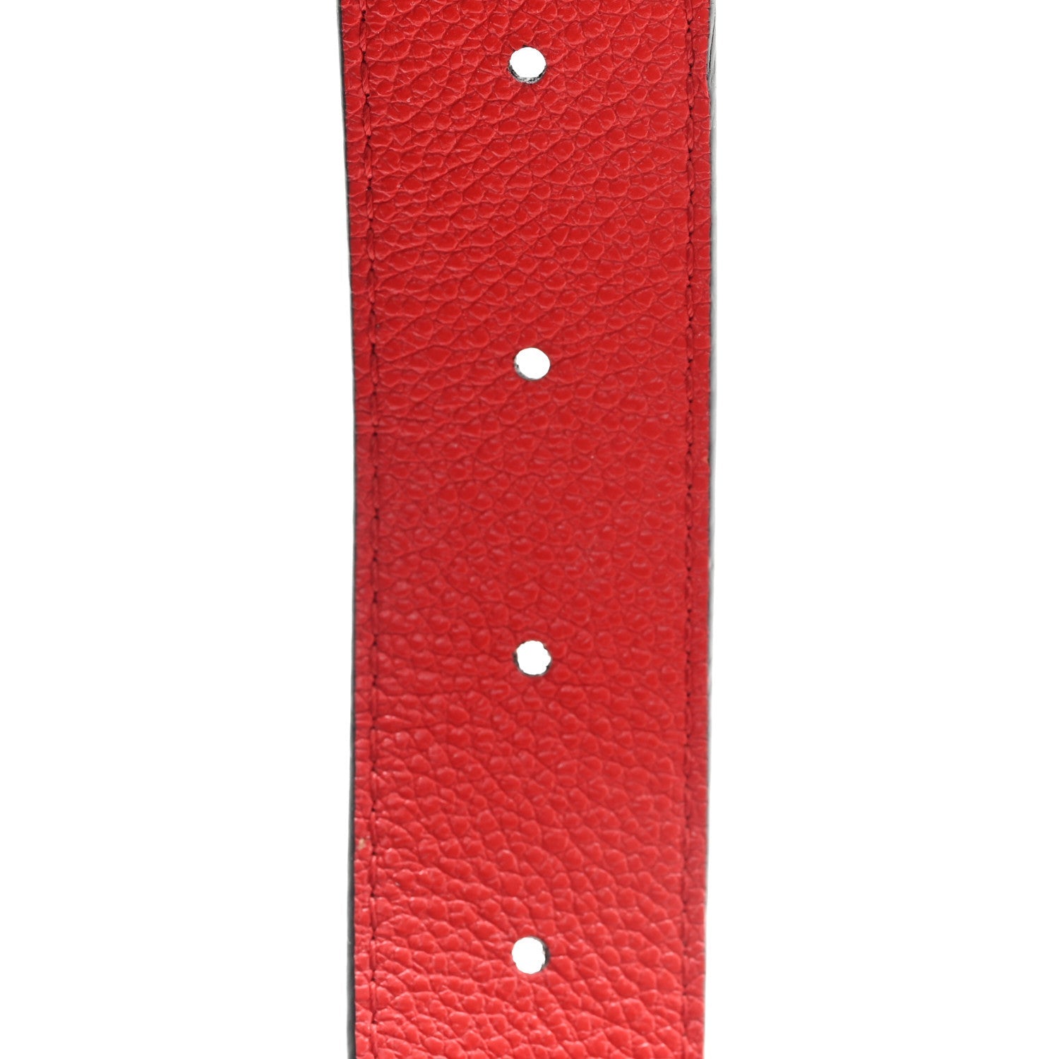 Louis Vuitton Monogram 30mm LV Initiales Reversible Belt 80 32 Coquelicot