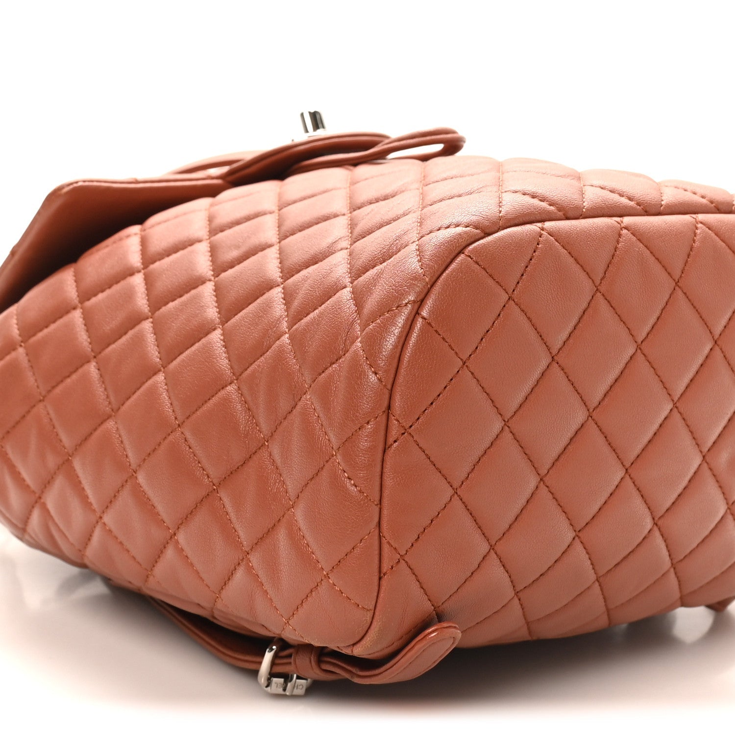 Chanel Lambskin Quilted Small Urban Spirit Backpack Brown