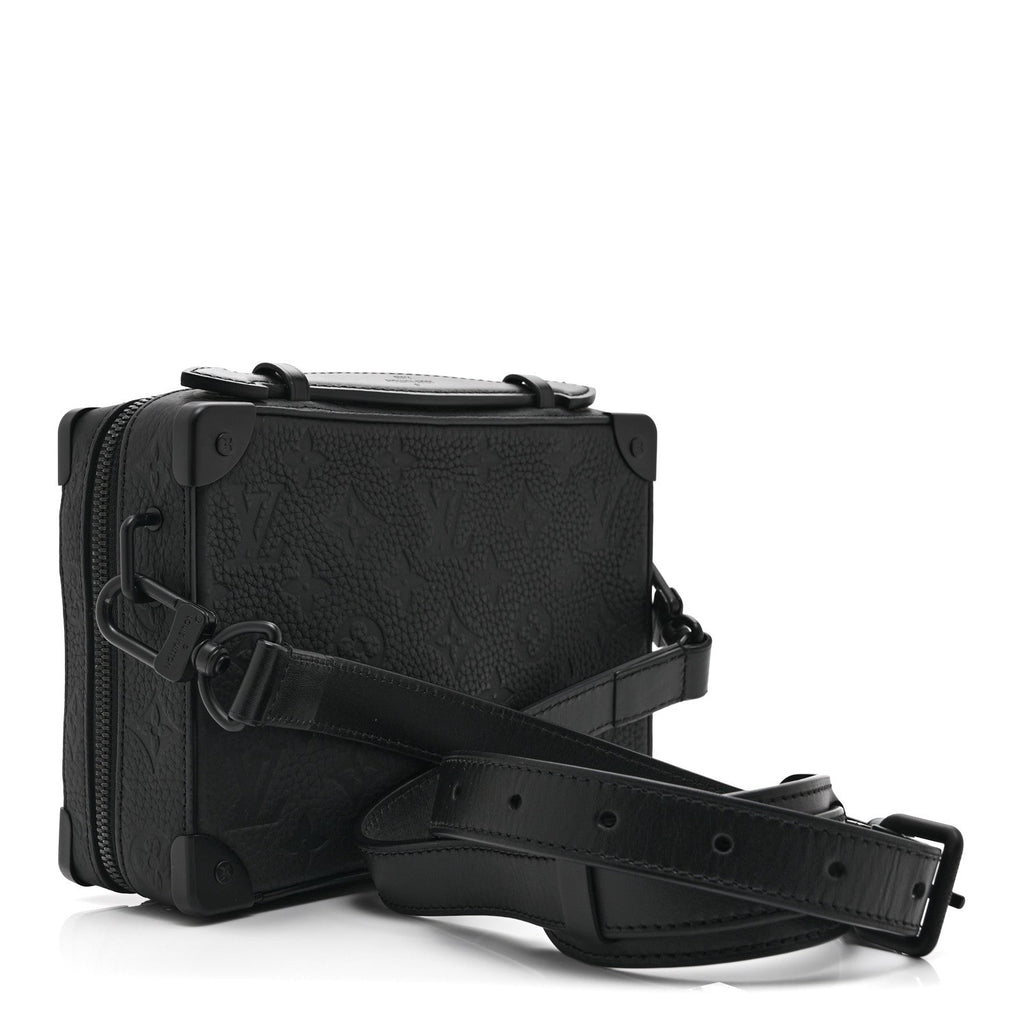 Louis Vuitton Taurillon Monogram Soft Trunk Black