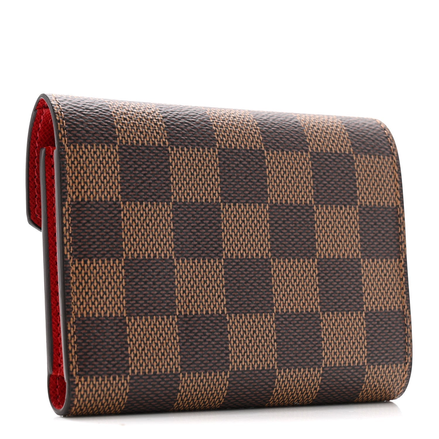Louis Vuitton Damier Ebene Victorine Wallet Red