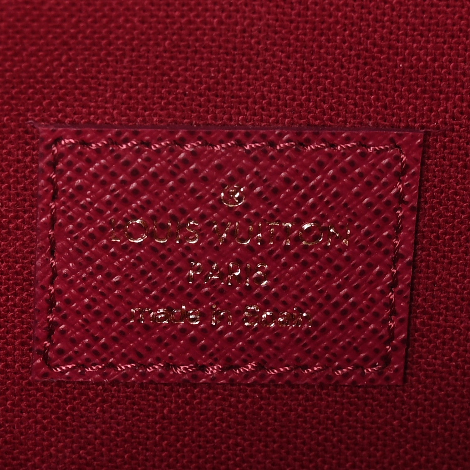 Louis Vuitton Monogram Pochette Felicie Chain Wallet Fuchsia