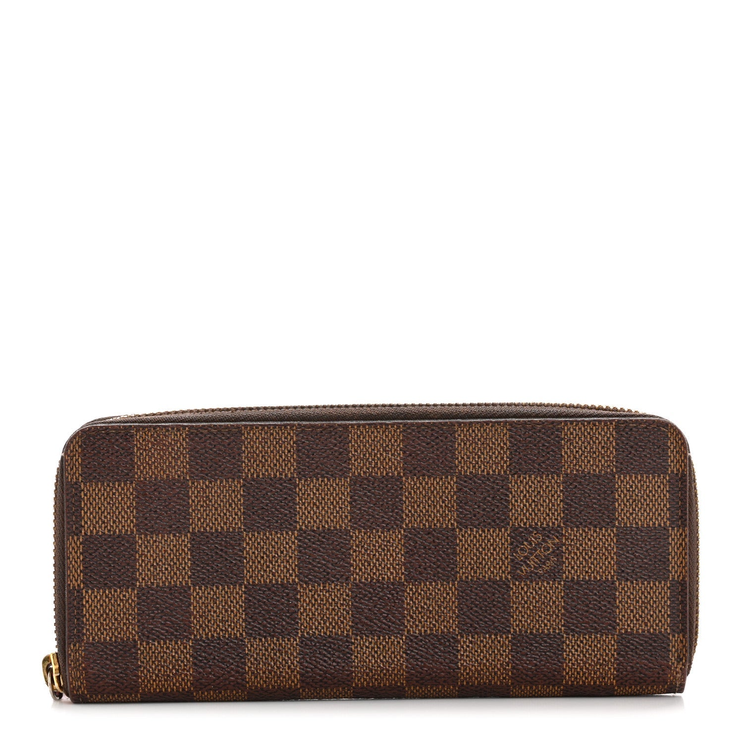 Louis Vuitton Damier Ebene Clemence Wallet Cherry