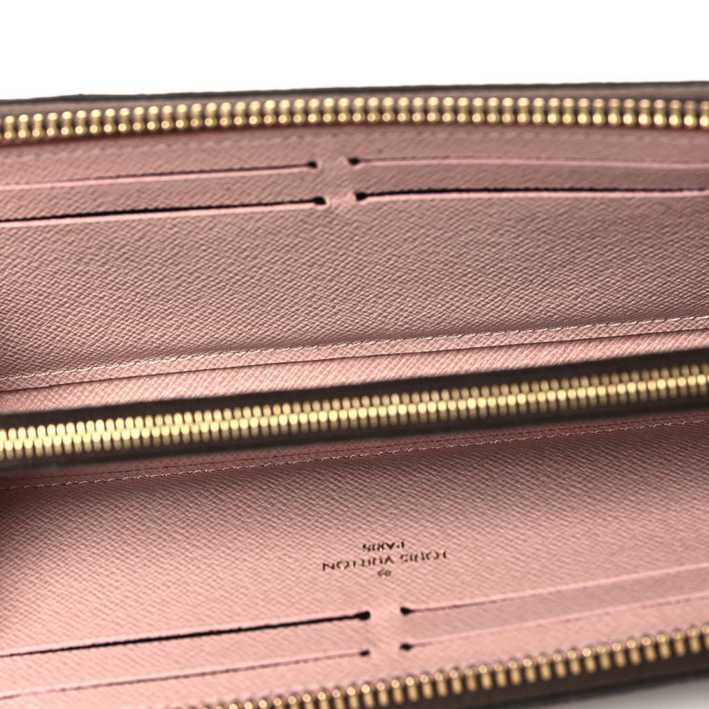 Louis Vuitton Monogram Clemence Wallet Rose Ballerine
