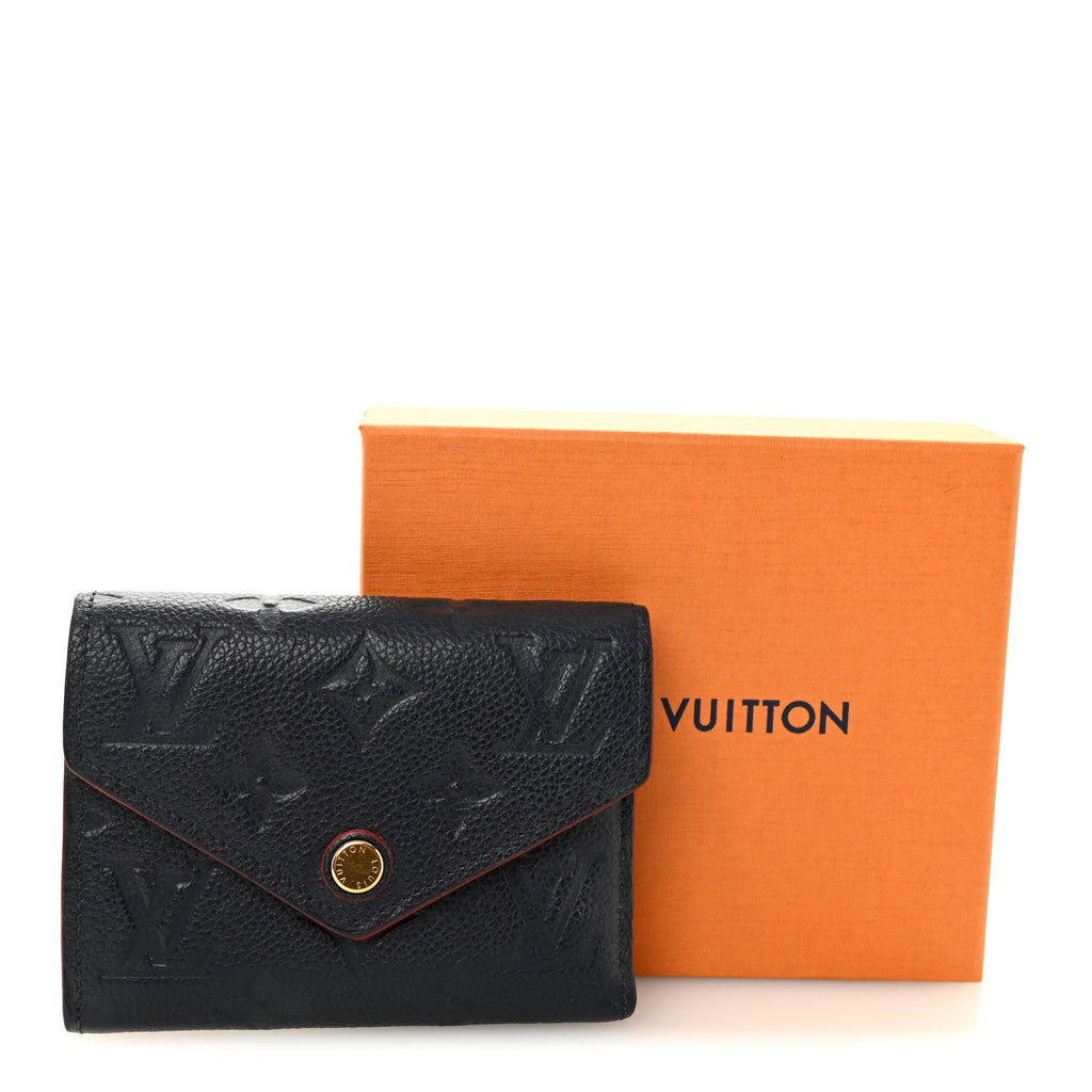 Louis Vuitton Empreinte Victorine Wallet Marine Rouge