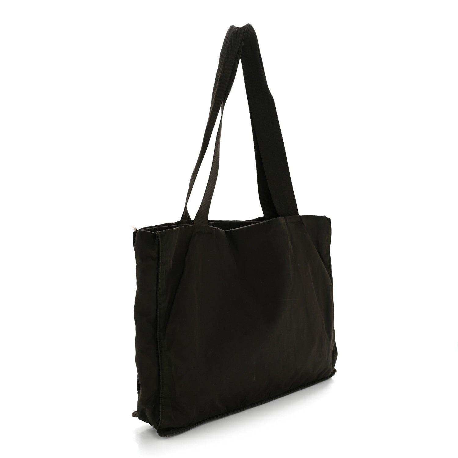 Prada Tessuto Nylon Shopping Tote Bruciato