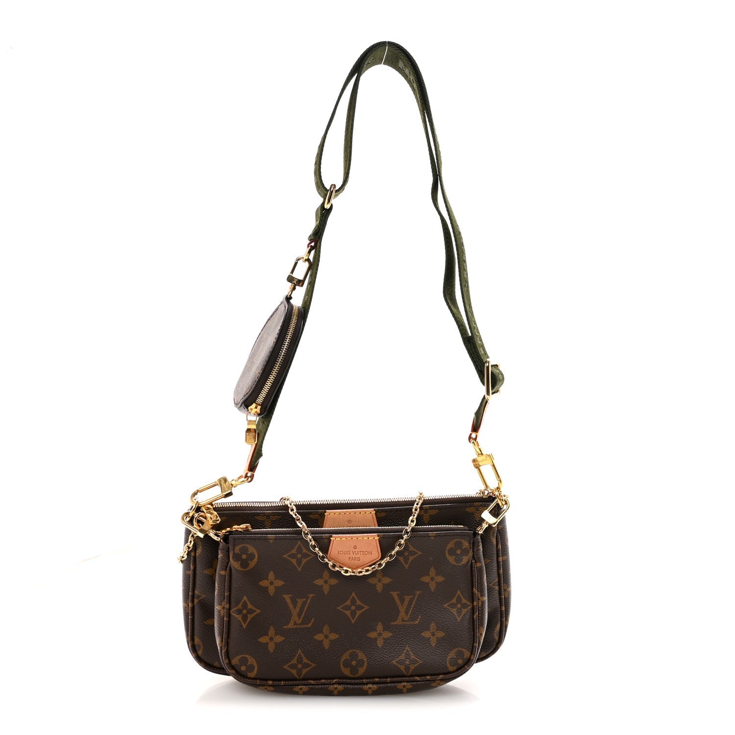 Louis Vuitton Monogram Multi Pochette Accessories Kaki
