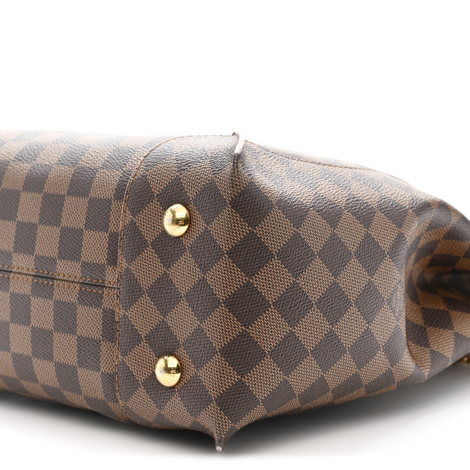 Louis Vuitton Damier Ebene Caissa Hobo Rose Ballerine