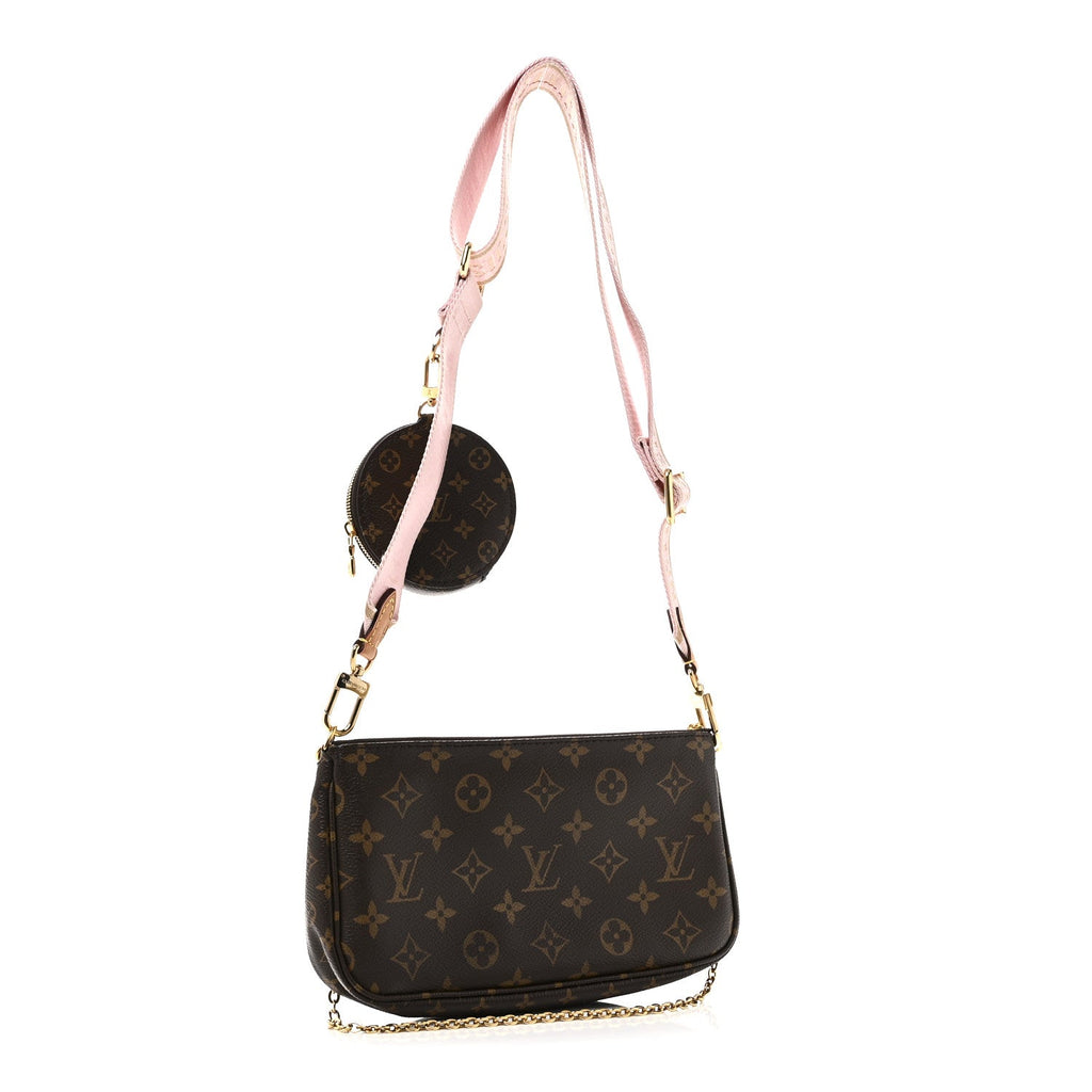Louis Vuitton Monogram Multi Pochette Accessories Rose Clair