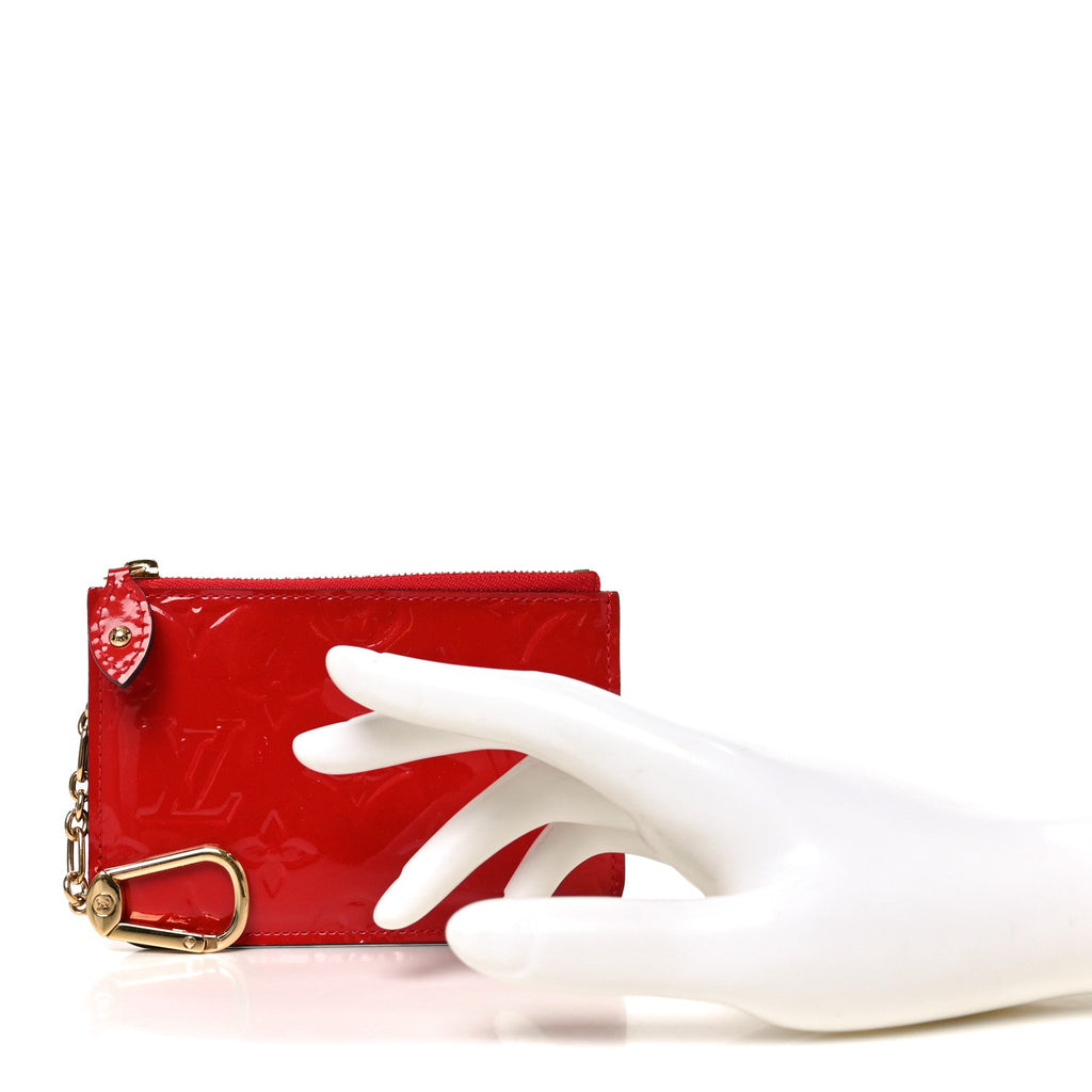 Louis Vuitton Vernis Key Pouch NM Cherry