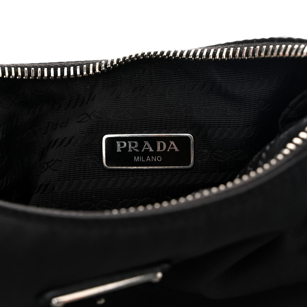 Prada Nylon Re-Edition 2005 Shoulder Bag Black