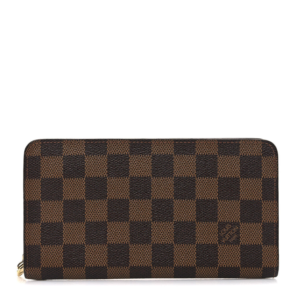 Louis Vuitton Damier Ebene Porte-Monnaie Zippe Zippy Wallet