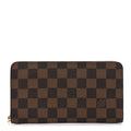 Louis Vuitton Damier Ebene Porte-Monnaie Zippe Zippy Wallet