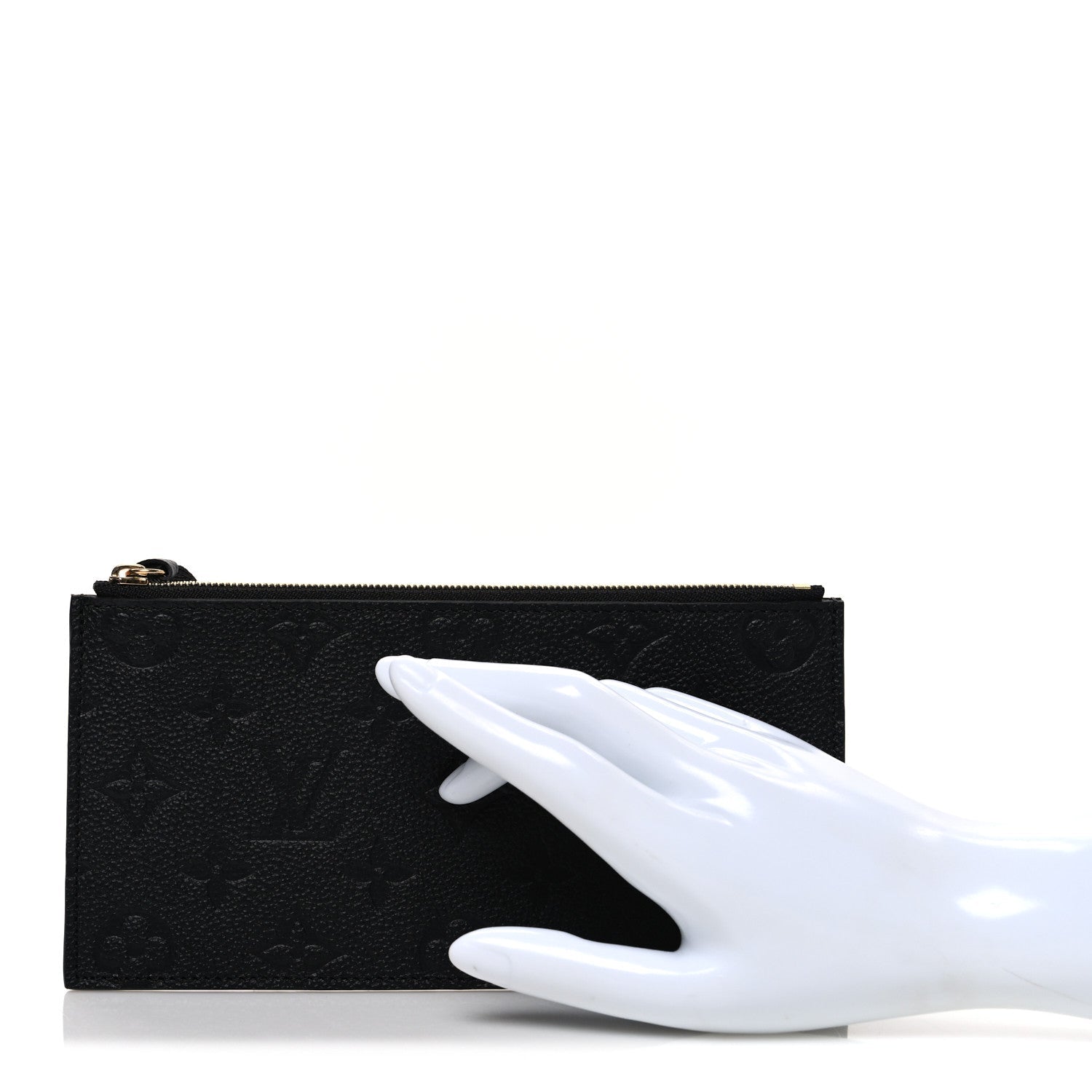 Louis Vuitton Empreinte Felicie Chain Wallet Zippered Insert Black