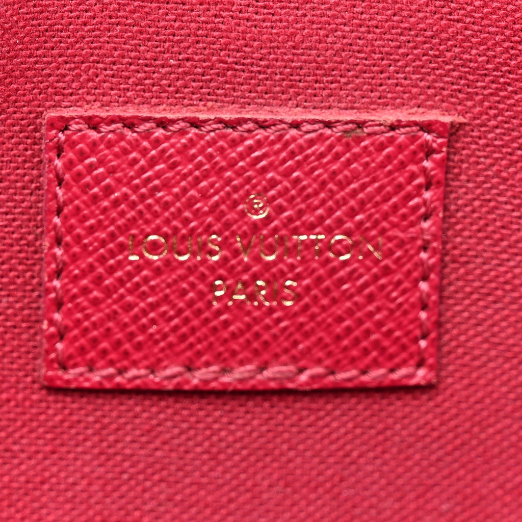 Louis Vuitton Monogram Pochette Felicie Chain Wallet Fuchsia