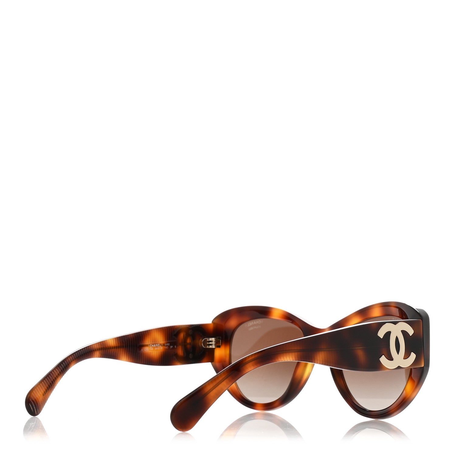 Acetate Polarized Butterfly Large CC Sunglasses 5492-A Tortoise