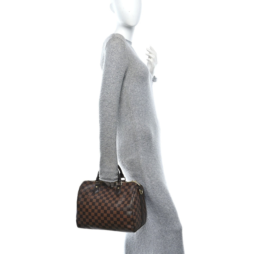 Louis Vuitton Damier Ebene Speedy Bandouliere 30