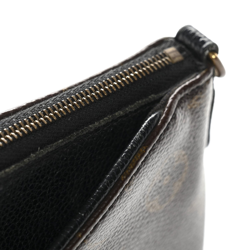 Louis Vuitton Monogram Pallas Clutch Black