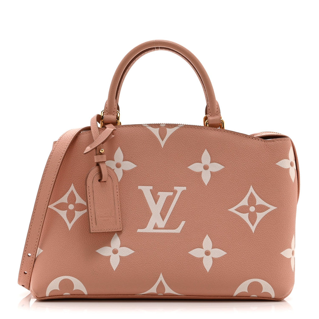Louis Vuitton Empreinte Monogram Giant Petit Palais Rose Trianon Creme