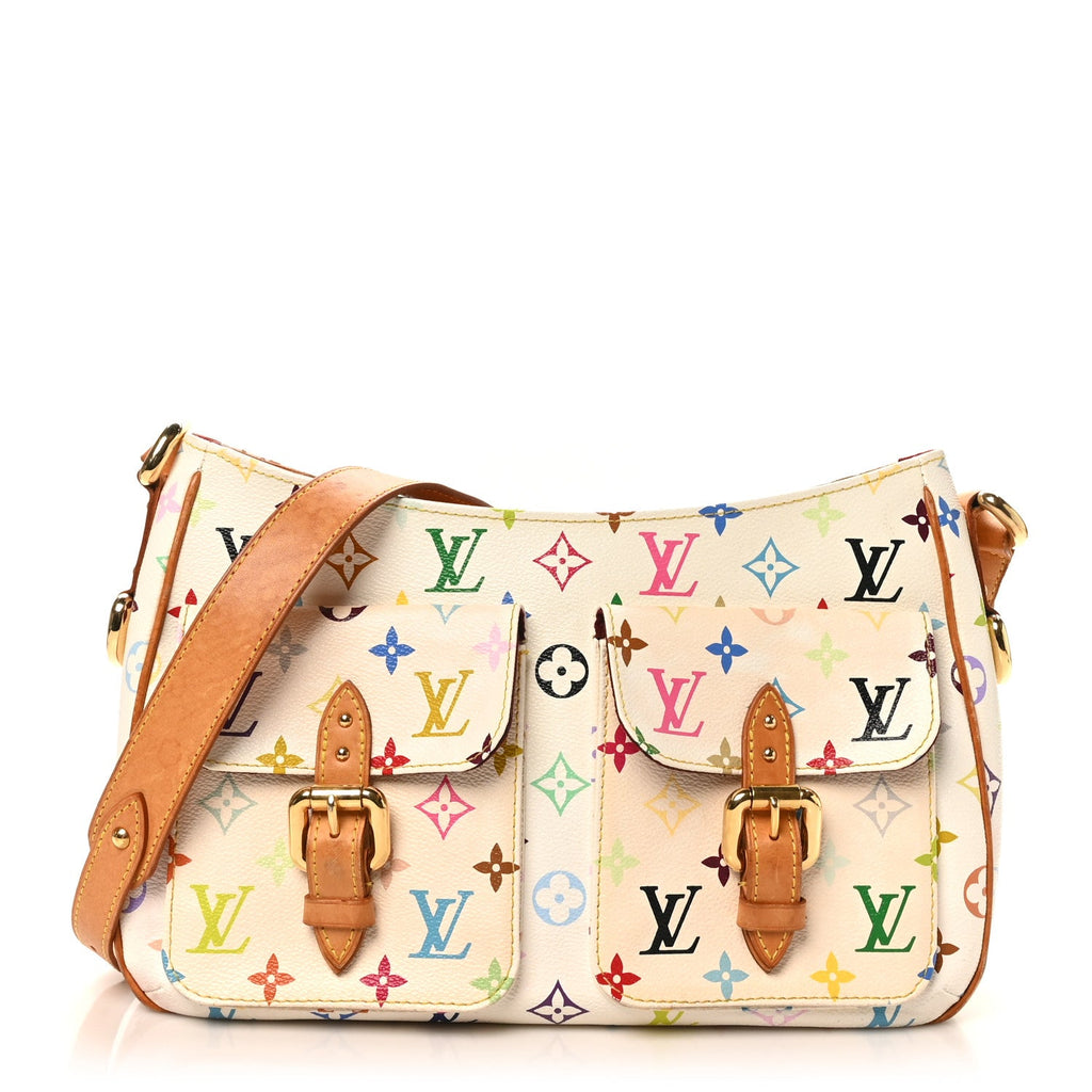 Louis Vuitton Monogram Multicolor Lodge GM White