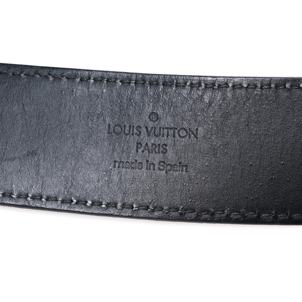 Louis Vuitton Taiga 35mm LV Initiales Belt 85 34 Ardoise