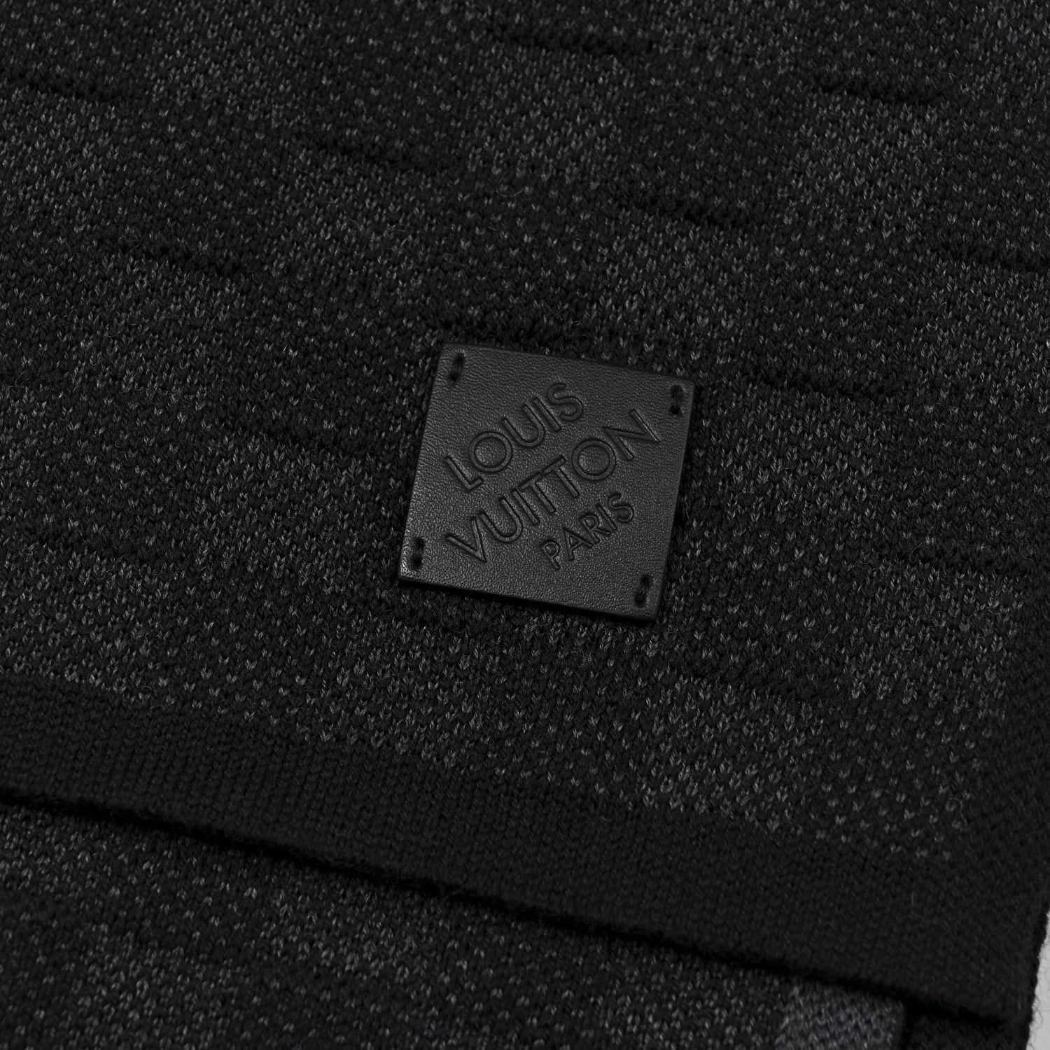 Louis Vuitton Wool Neo Petit Damier Scarf Anthracite