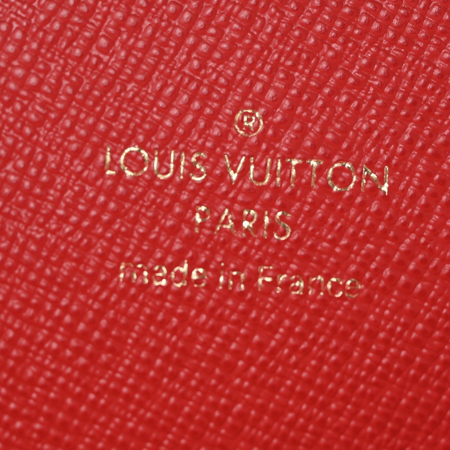 Louis Vuitton Monogram OnTheGo East West Round Coin Purse Red