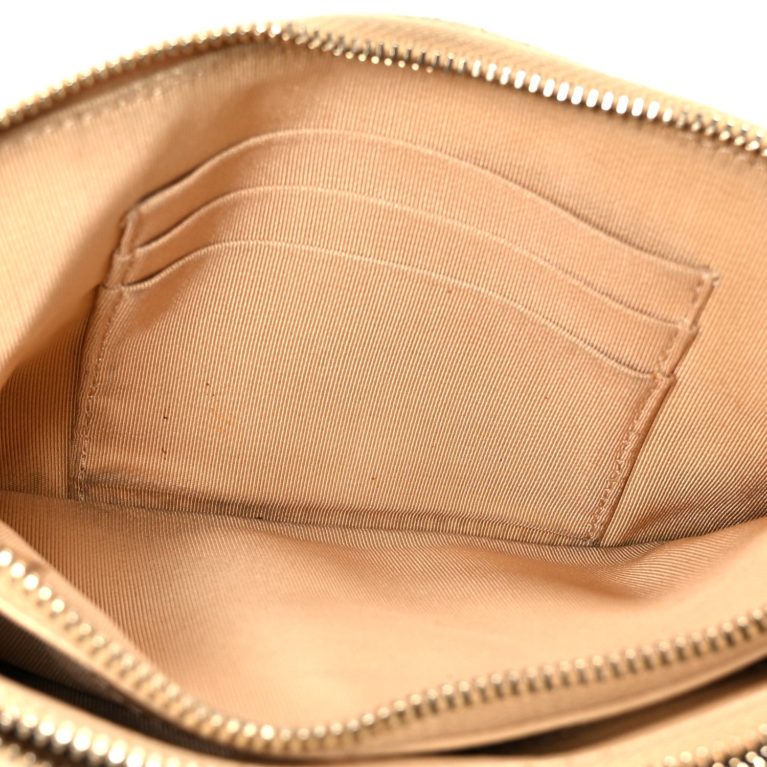 Chanel Metallic Caviar Quilted Small Clutch With Chain Gold