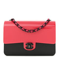 Chanel Plexiglass Plexi Coco Bag Pink Black
